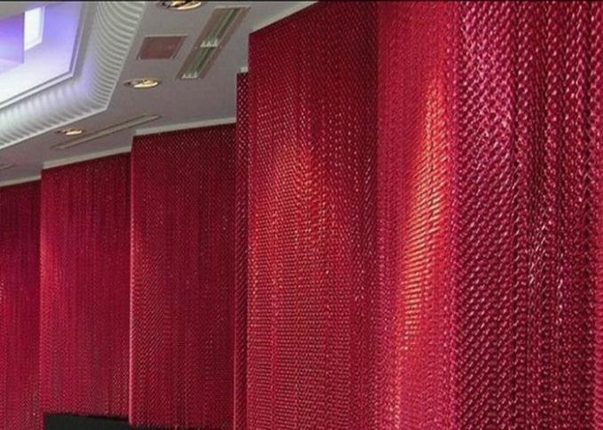 Roter Metallketten Fliegen Plage Insekten Tur Schirm Vorhang Mit