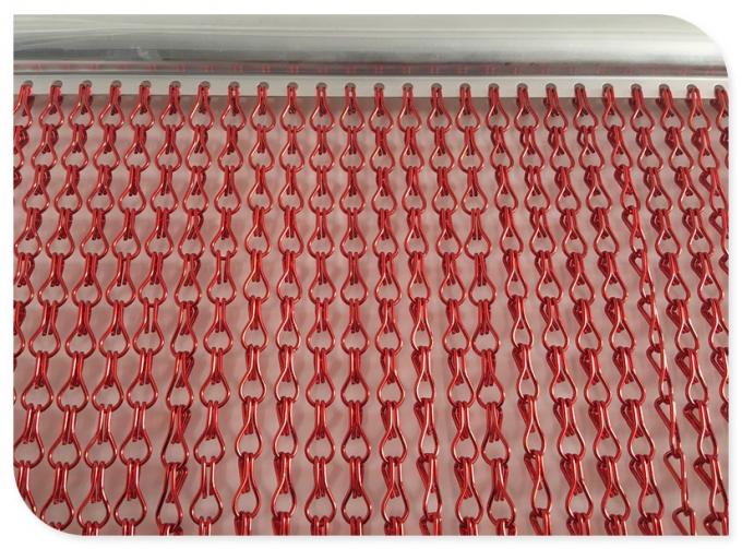 Doppelte Haken-Ketten-Tür-Fliegengitter-Kettenglied-Maschen-Vorhänge 90