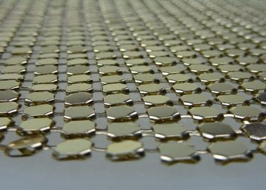 3mm Golden Aluminum ISO 9001 Sequins Wall